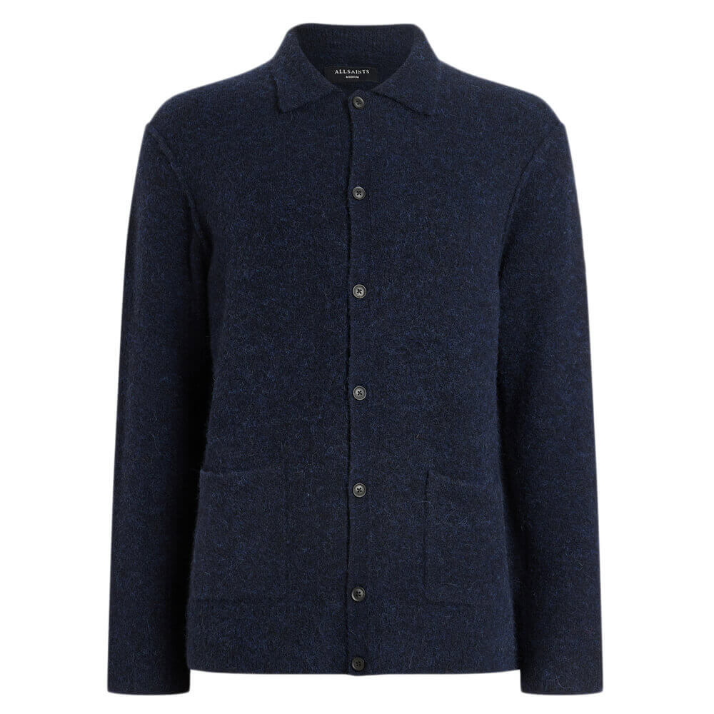 AllSaints Cygnus Polo Neck Relaxed Fit Cardigan